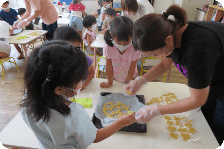 給食の様子